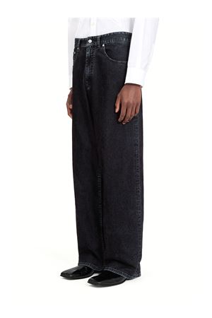 Wide-leg jeans in washed denim MM6 MAISON MARGIELA | SH2LA0042M30039900